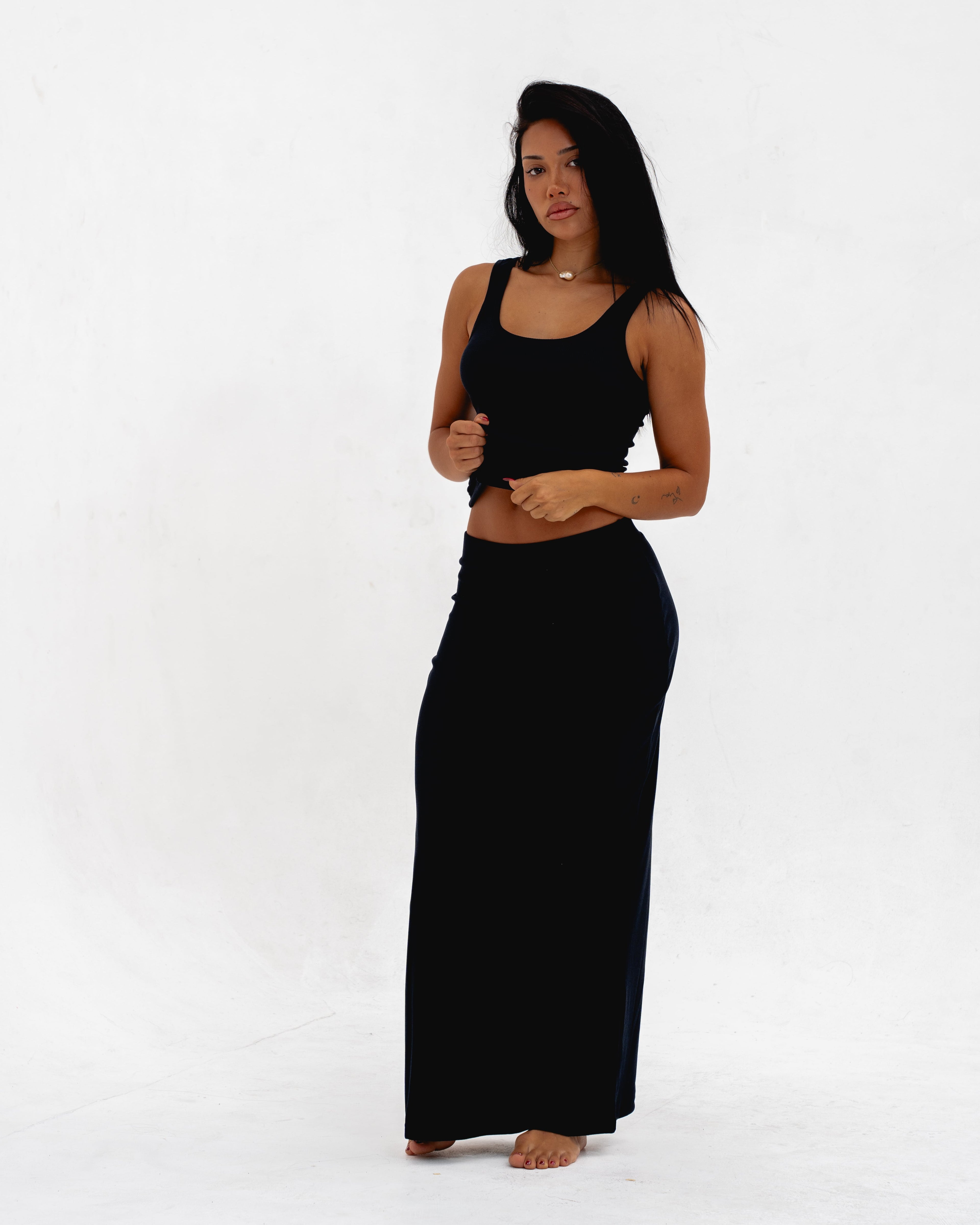 SLINKY LONG SKIRT