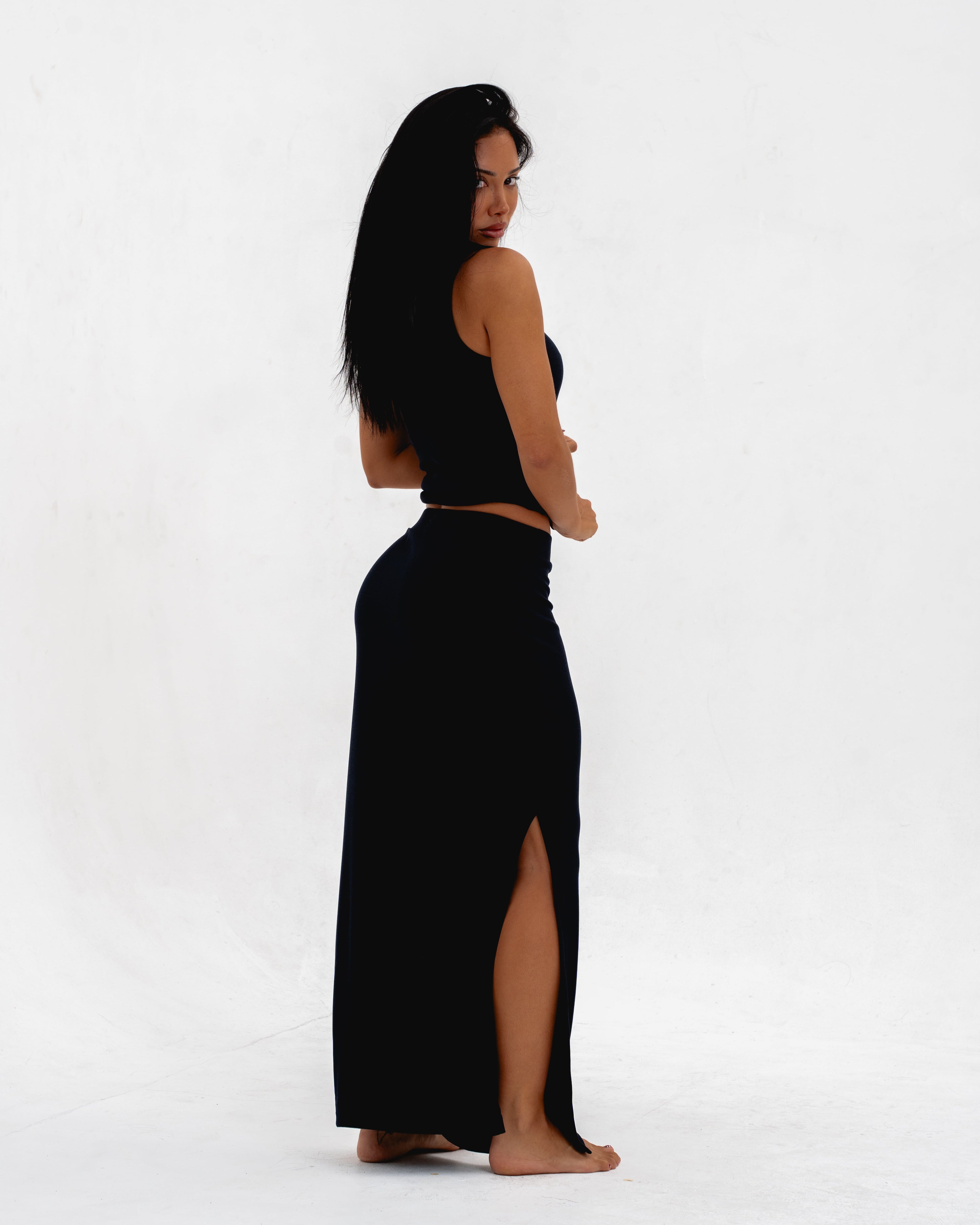 SLINKY LONG SKIRT