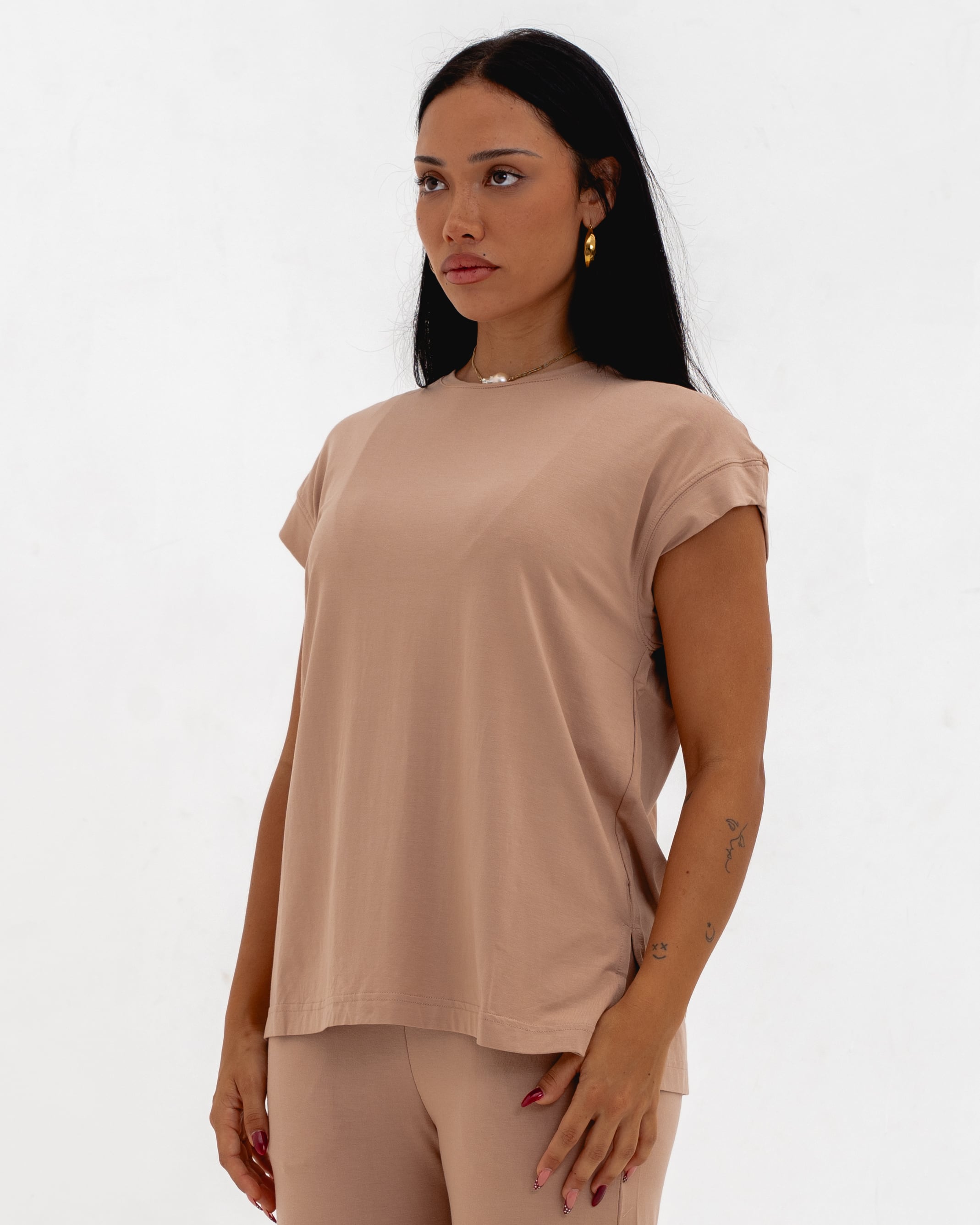 LONG T-SHIRT NO SLEEVE