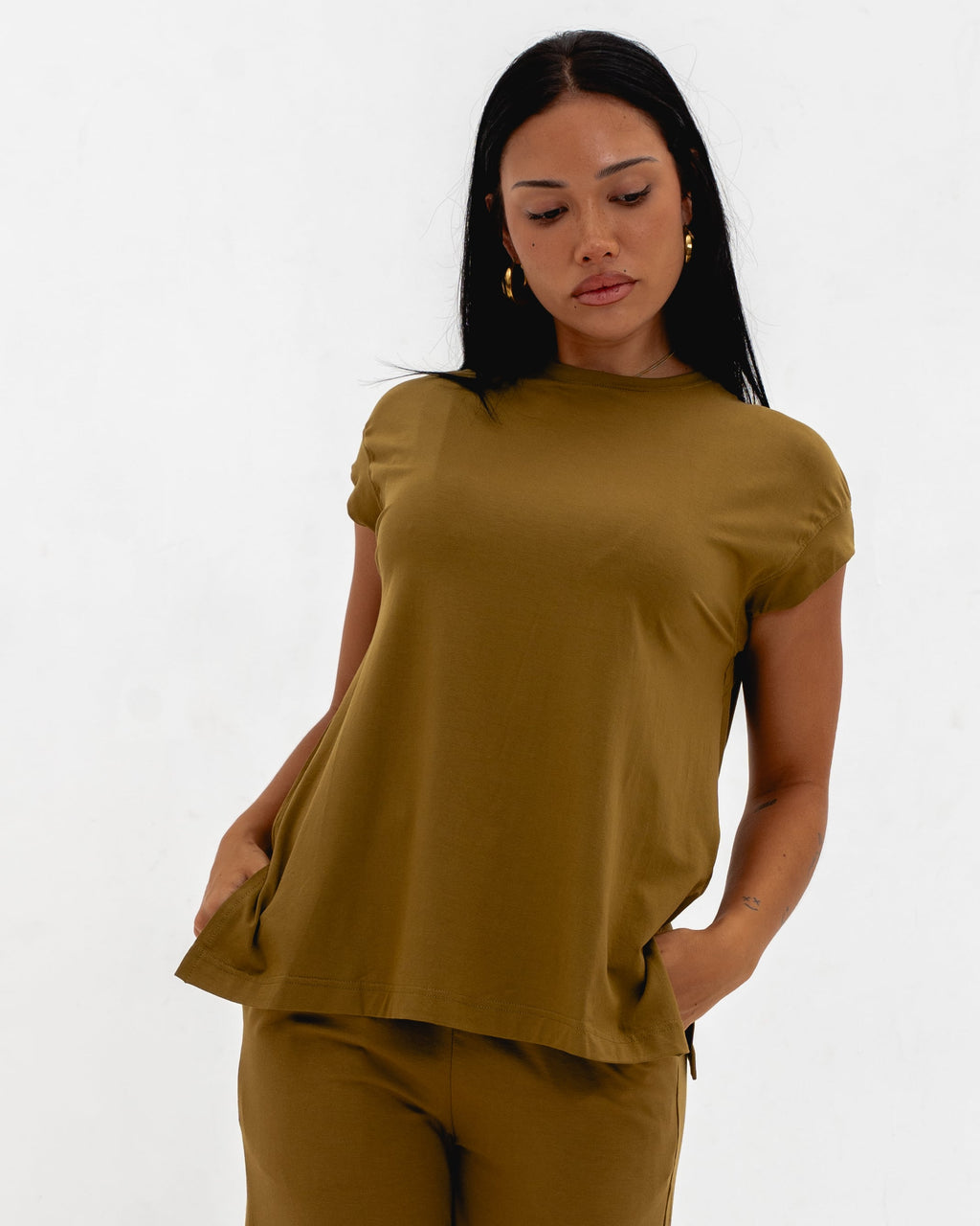 LONG T-SHIRT NO SLEEVE