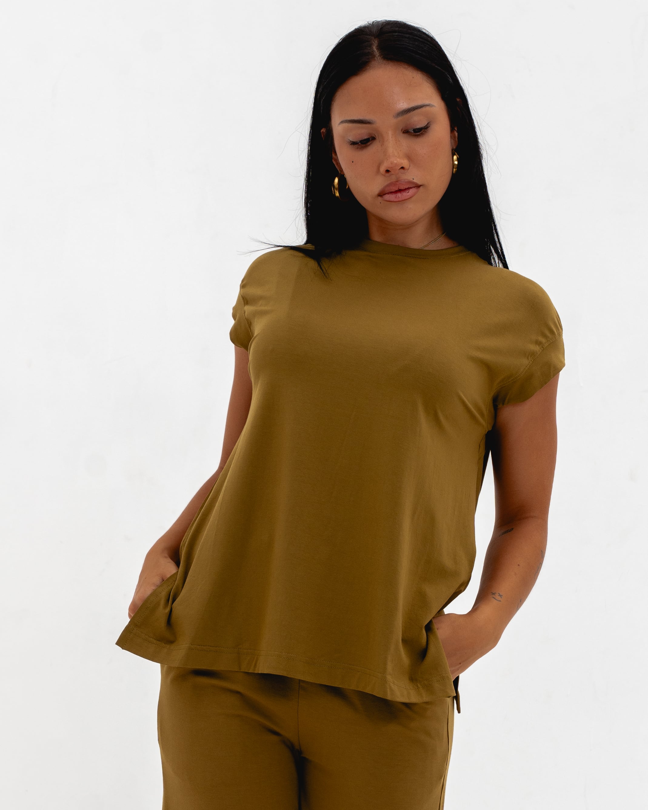 LONG T-SHIRT NO SLEEVE