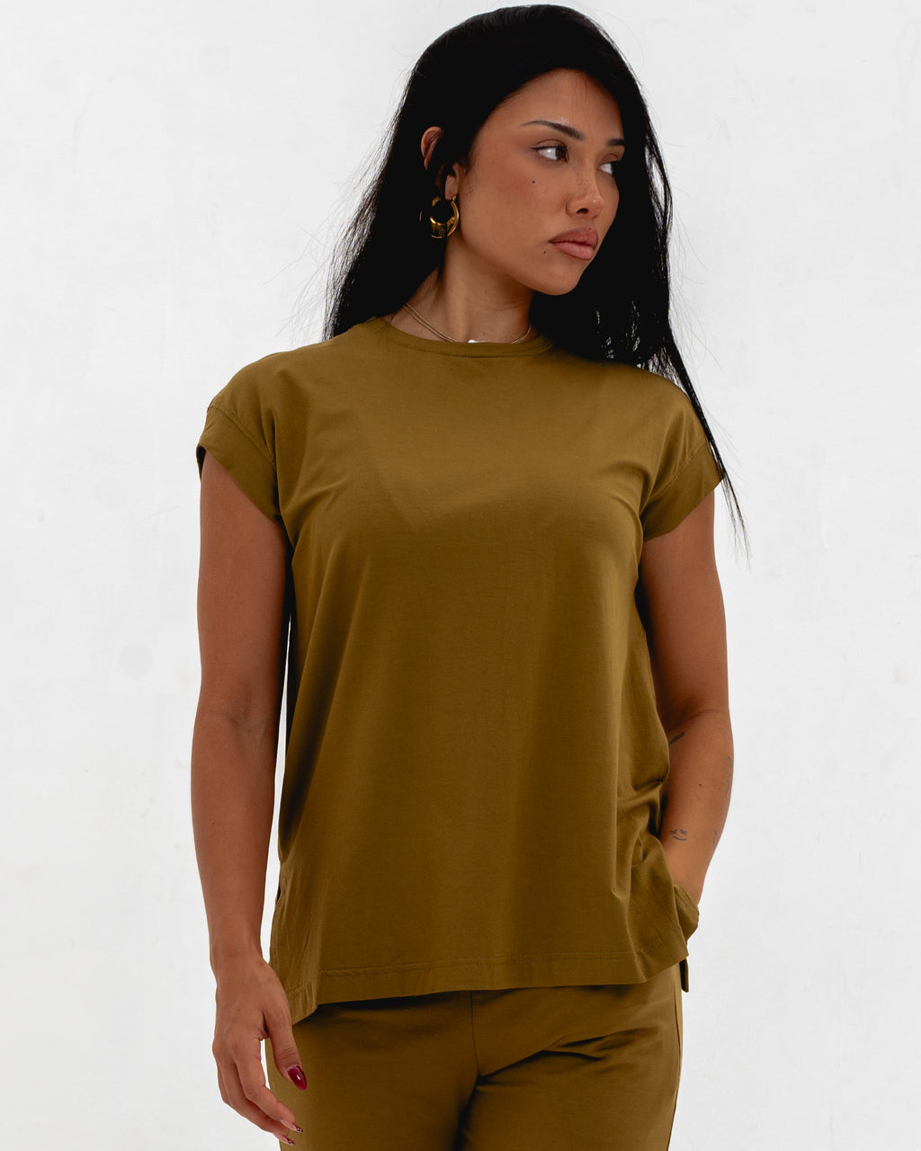 LONG T-SHIRT NO SLEEVE