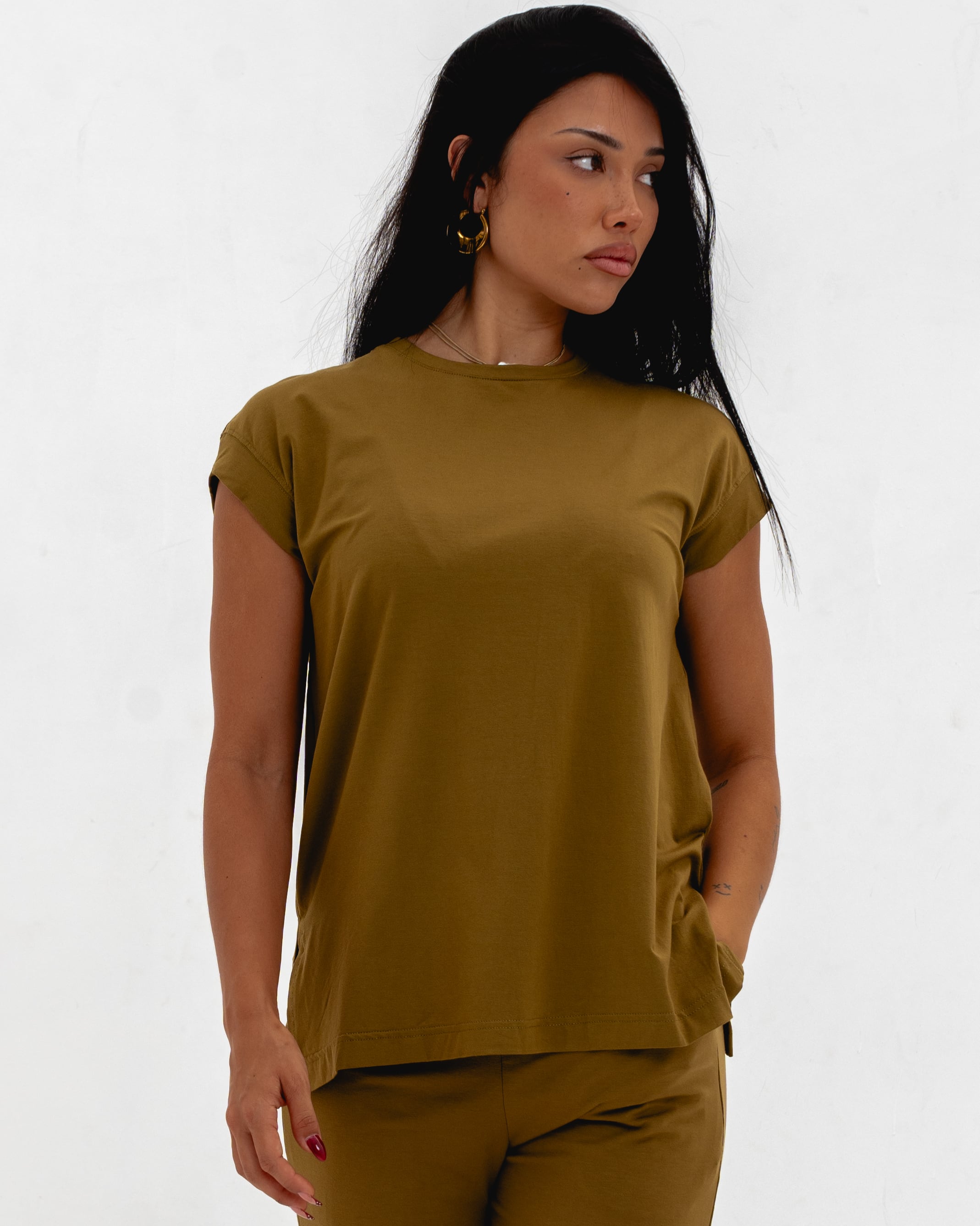 LONG T-SHIRT NO SLEEVE