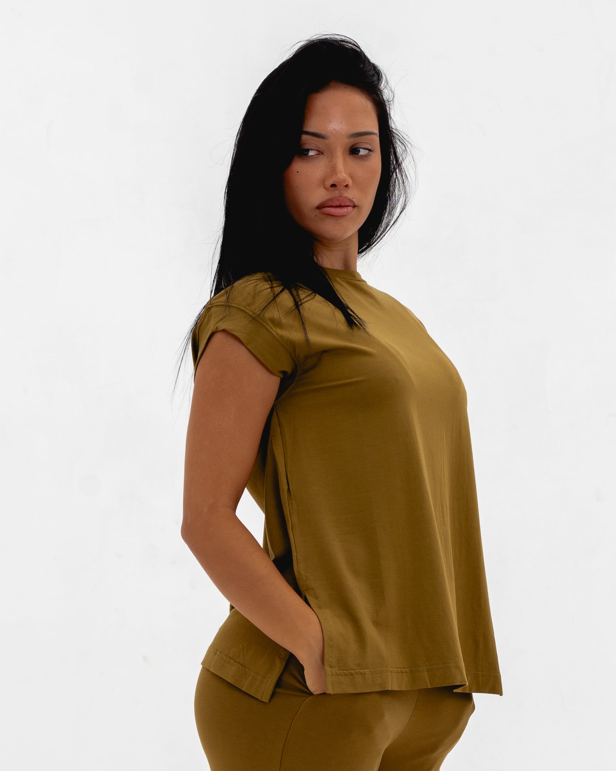 LONG T-SHIRT NO SLEEVE