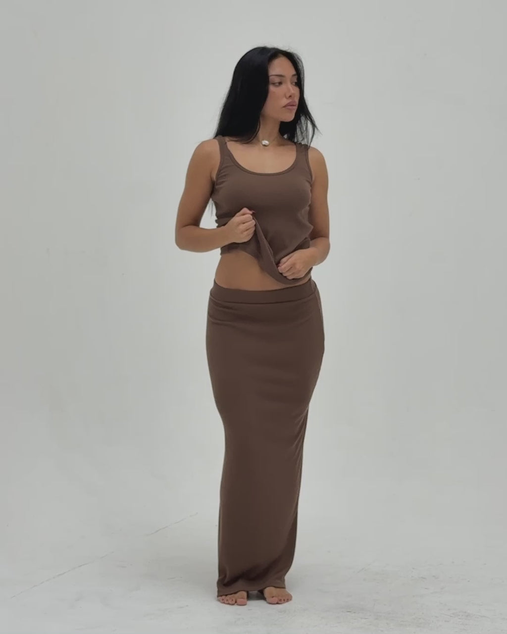 SLINKY LONG SKIRT
