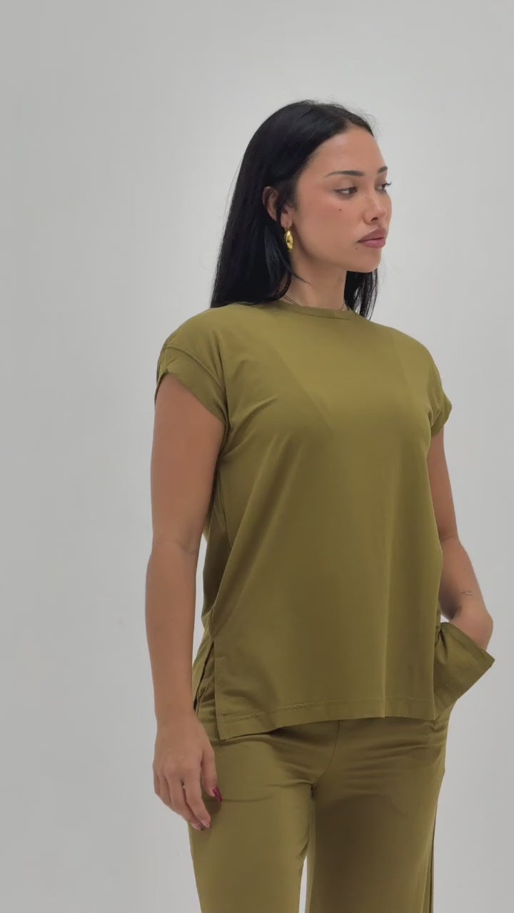 LONG T-SHIRT NO SLEEVE